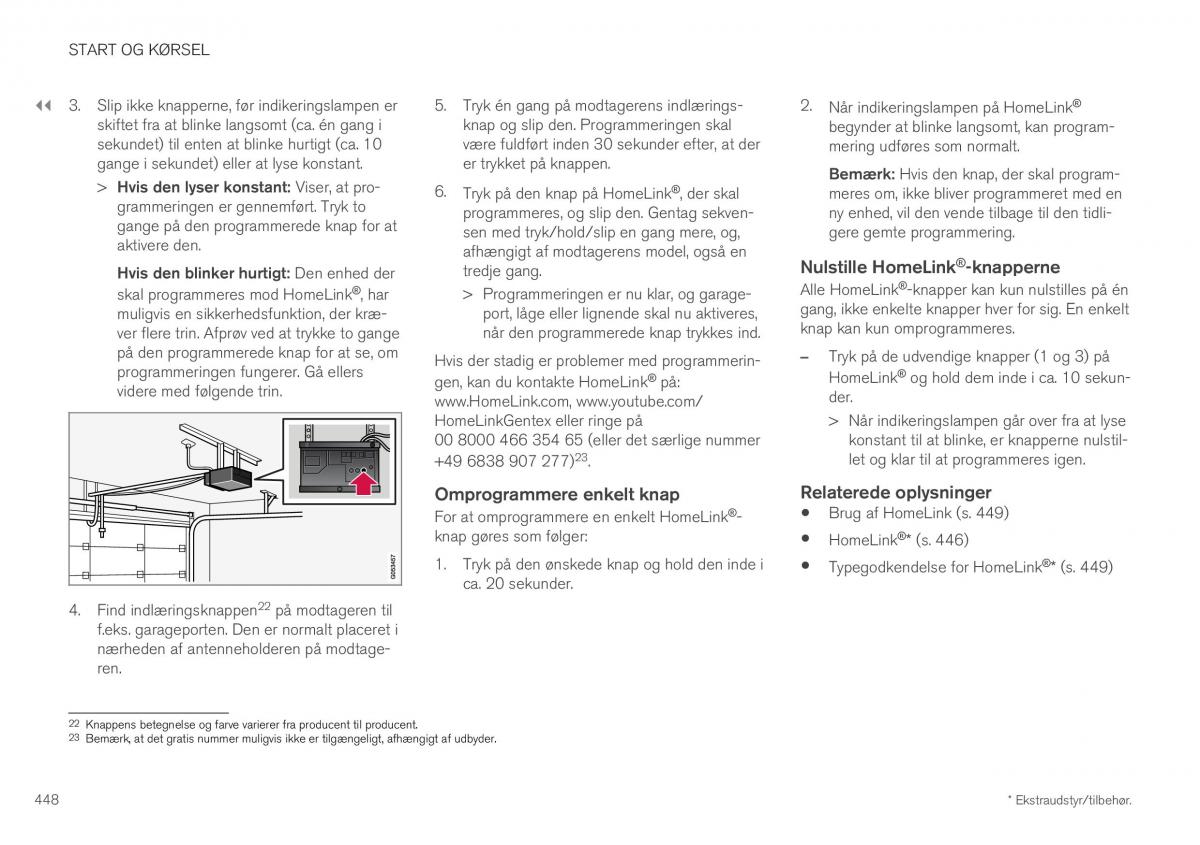 Volvo XC40 Bilens instruktionsbog / page 450