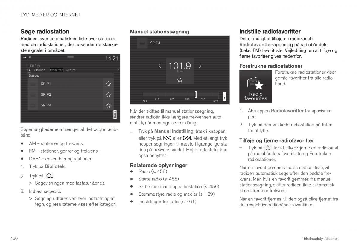 Volvo XC40 Bilens instruktionsbog / page 462