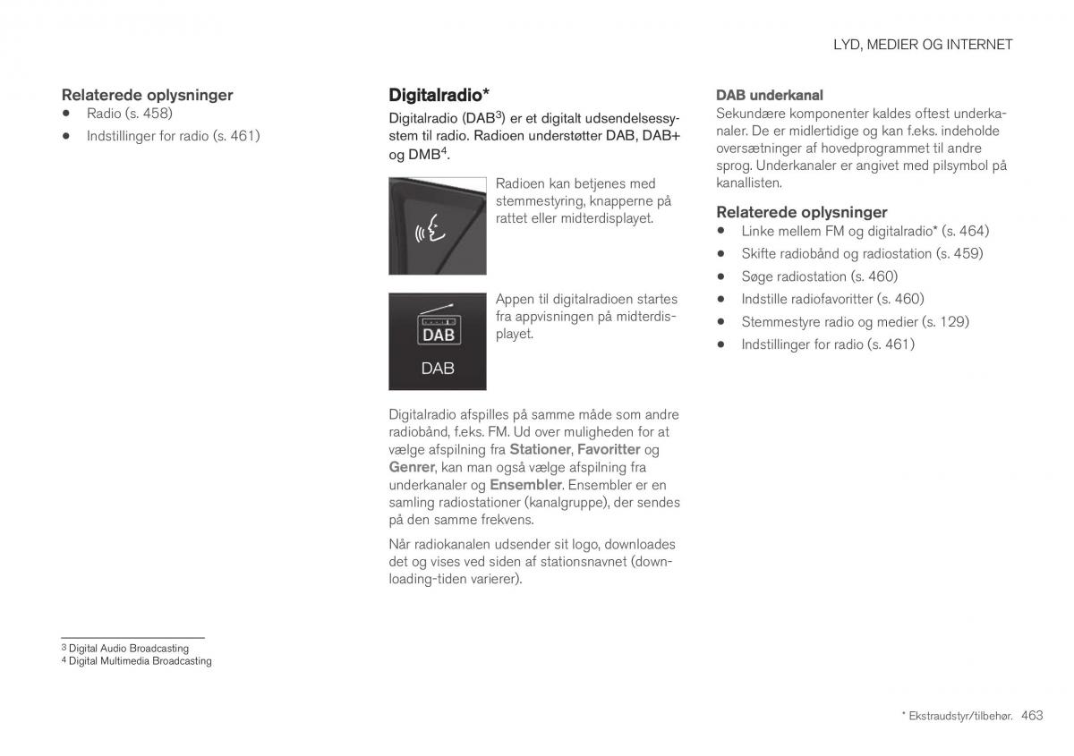 Volvo XC40 Bilens instruktionsbog / page 465