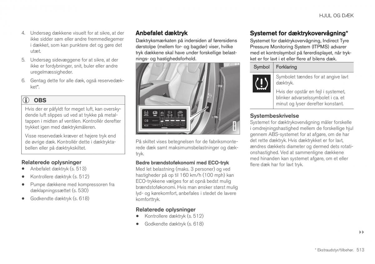 Volvo XC40 Bilens instruktionsbog / page 515