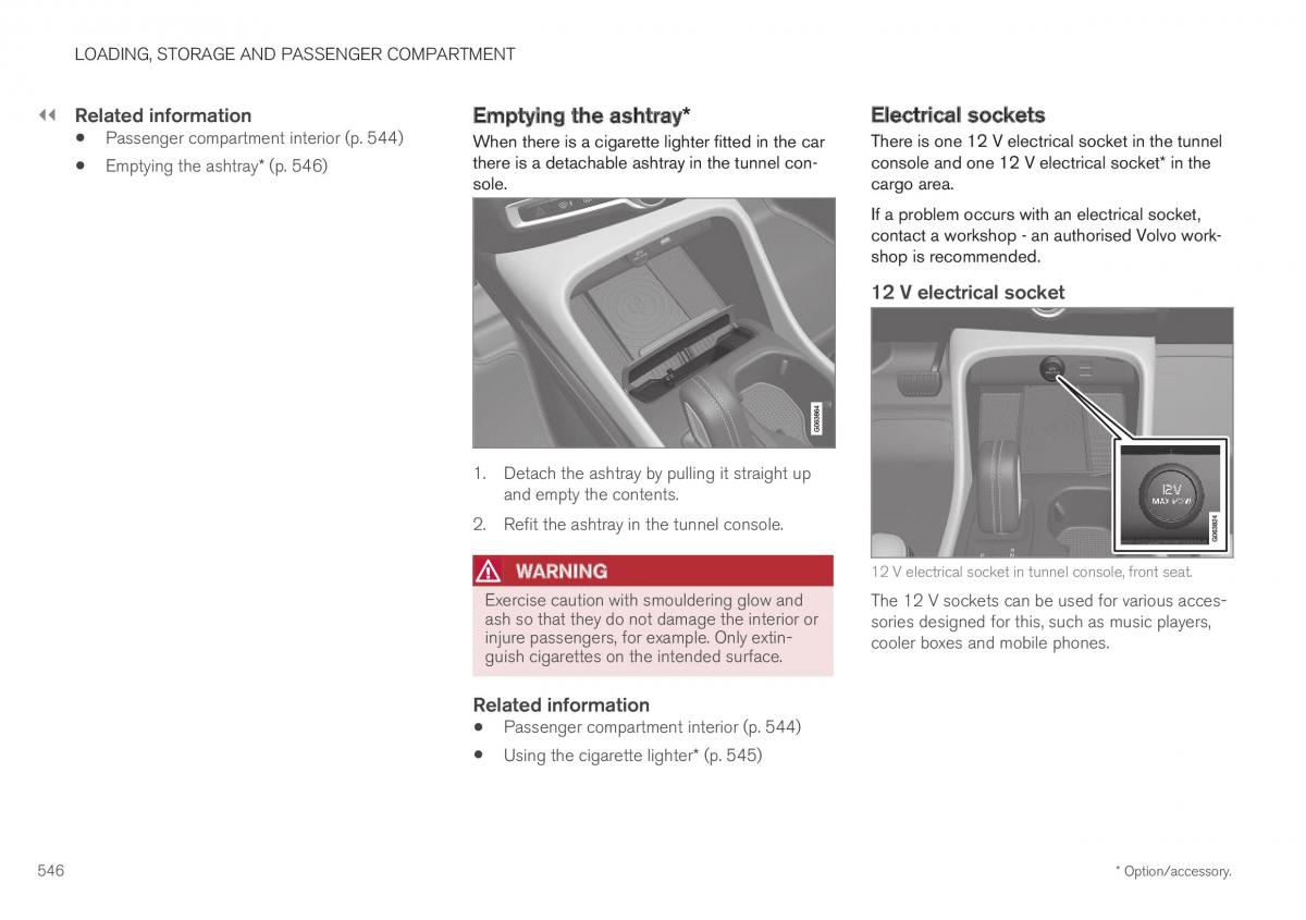 Volvo XC40 owners manual / page 548