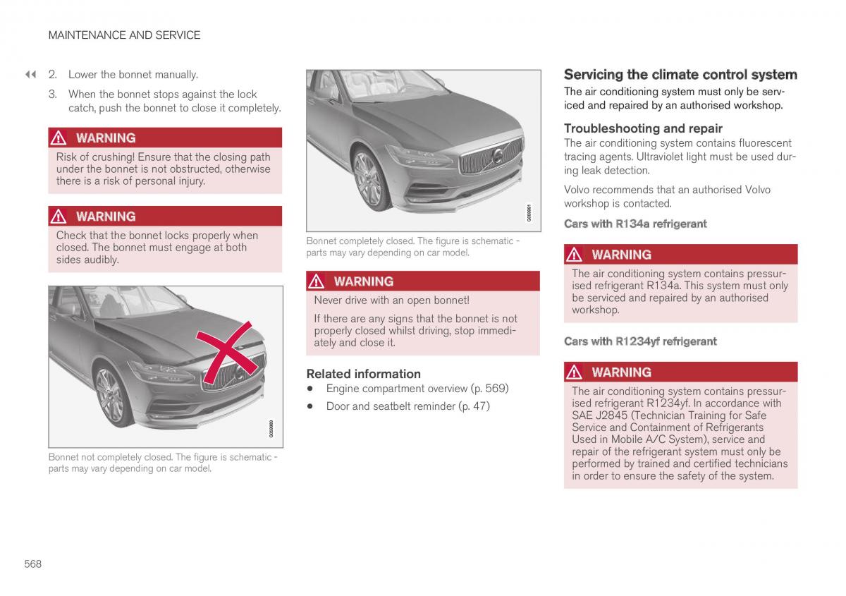 Volvo XC40 owners manual / page 570