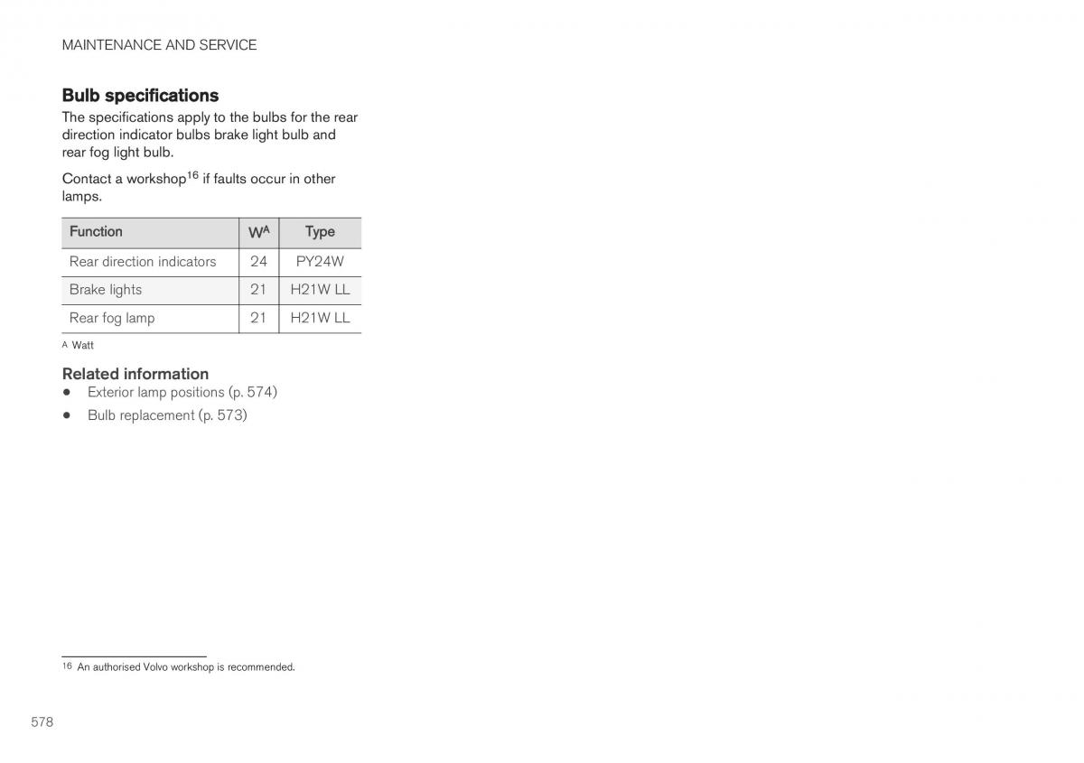 Volvo XC40 owners manual / page 580