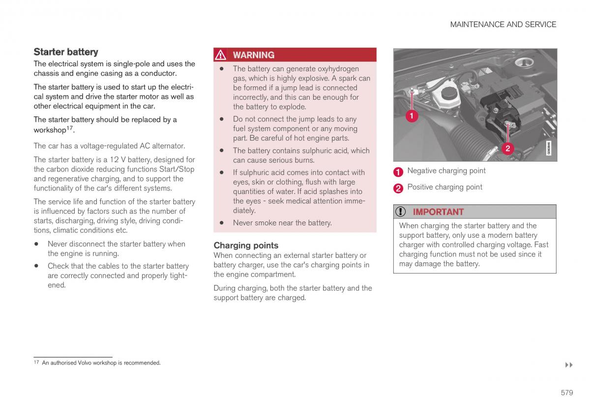 Volvo XC40 owners manual / page 581