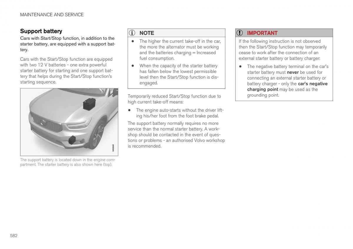 Volvo XC40 owners manual / page 584