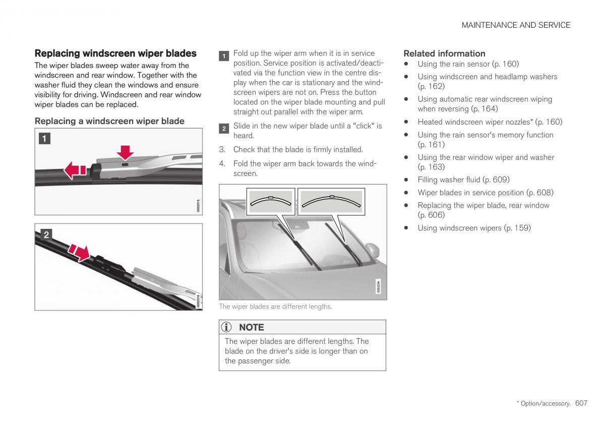 Volvo XC40 owners manual / page 609