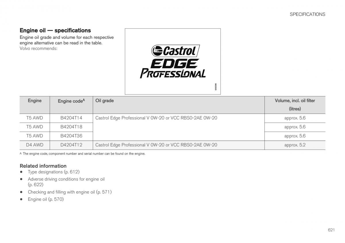 Volvo XC40 owners manual / page 623