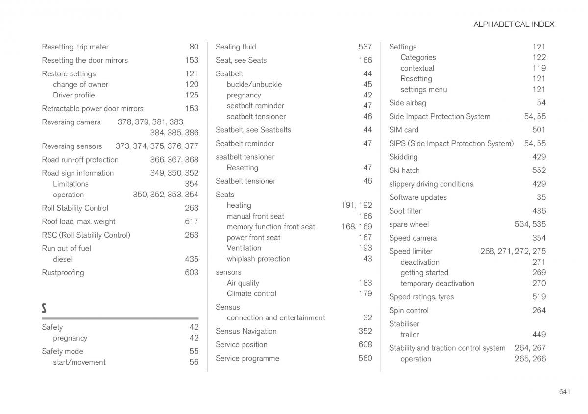 Volvo XC40 owners manual / page 643