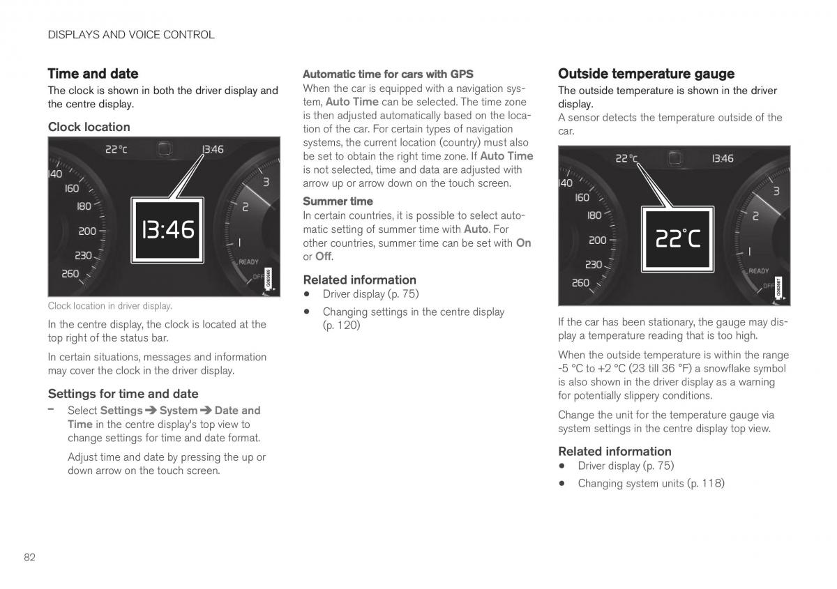 Volvo XC40 owners manual / page 84