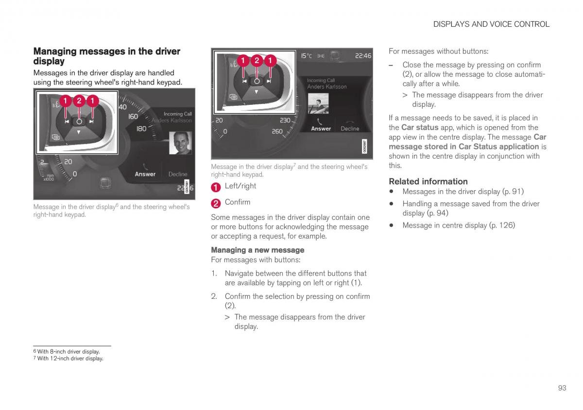 Volvo XC40 owners manual / page 95