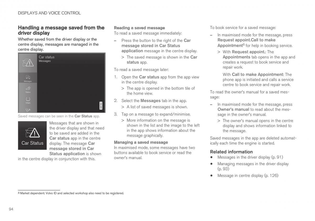 Volvo XC40 owners manual / page 96