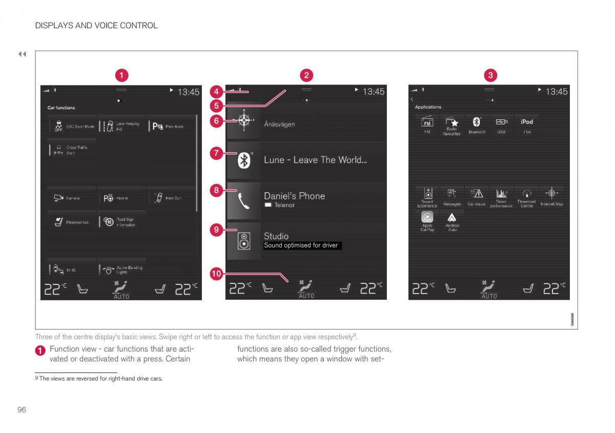 Volvo XC40 owners manual / page 98