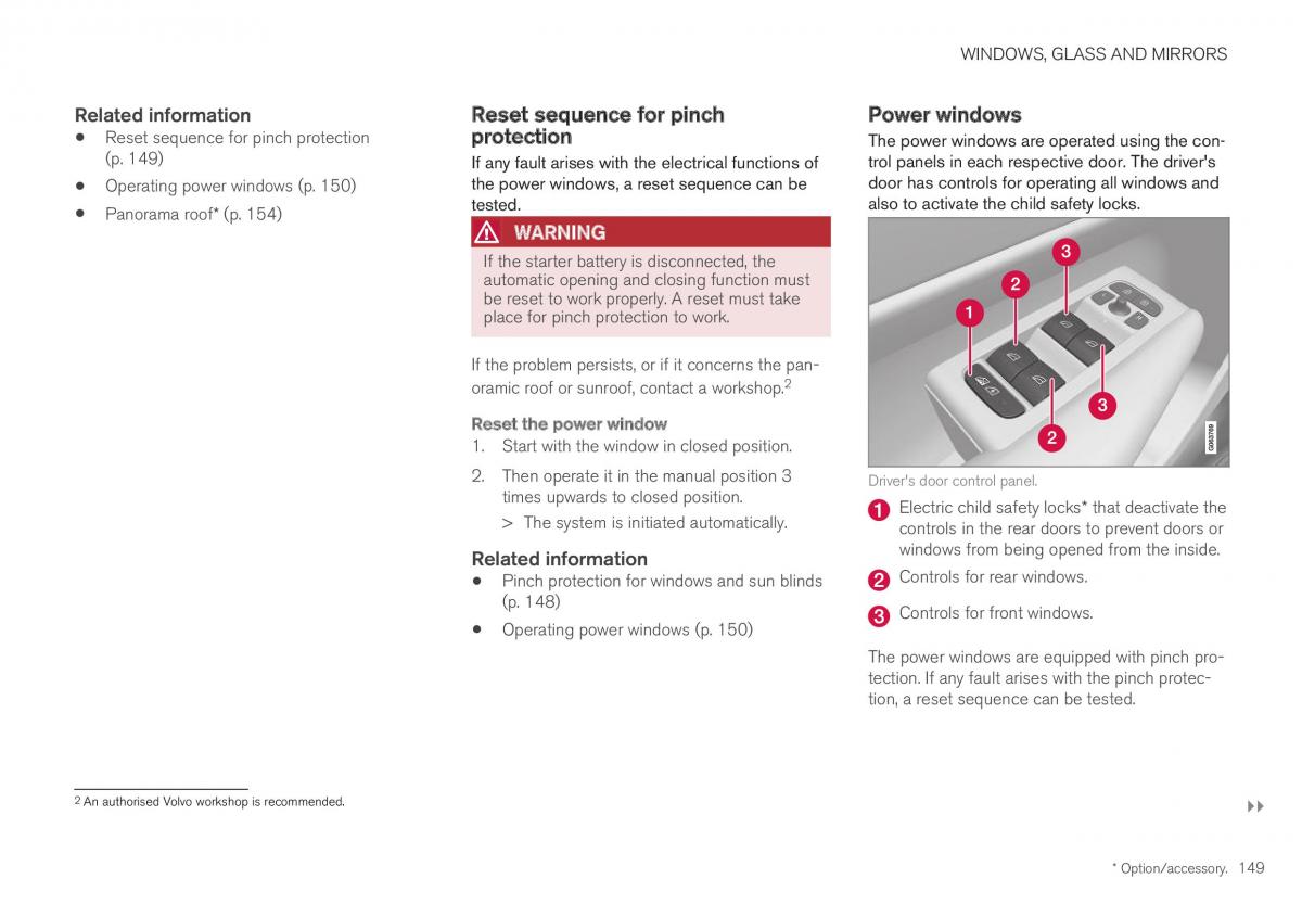 Volvo XC40 owners manual / page 151