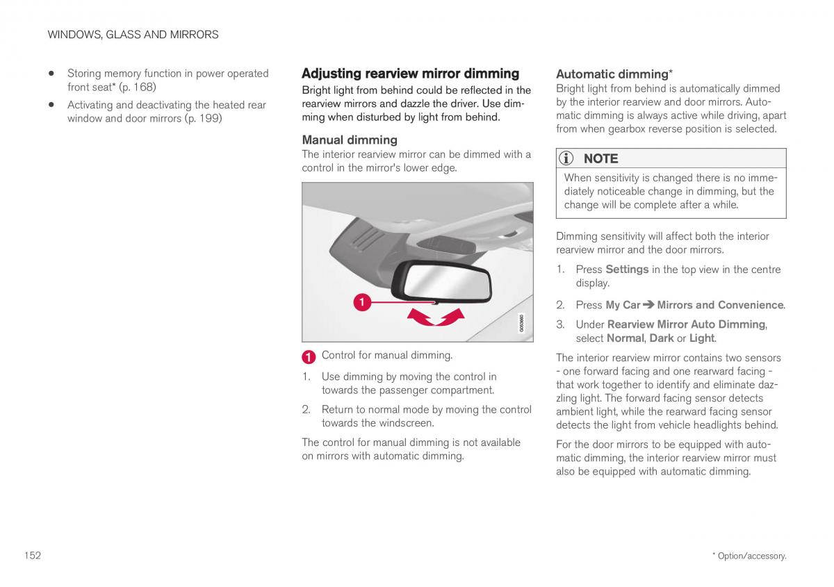 Volvo XC40 owners manual / page 154