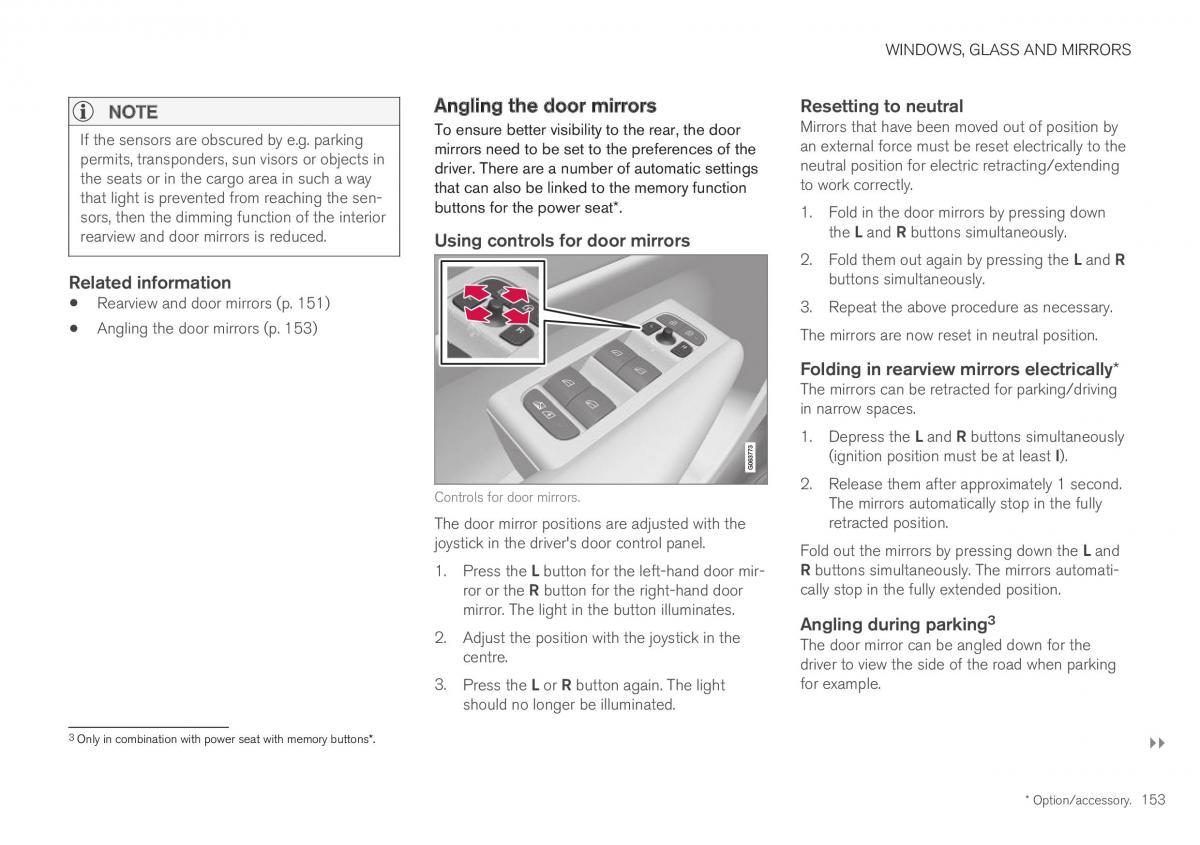 Volvo XC40 owners manual / page 155