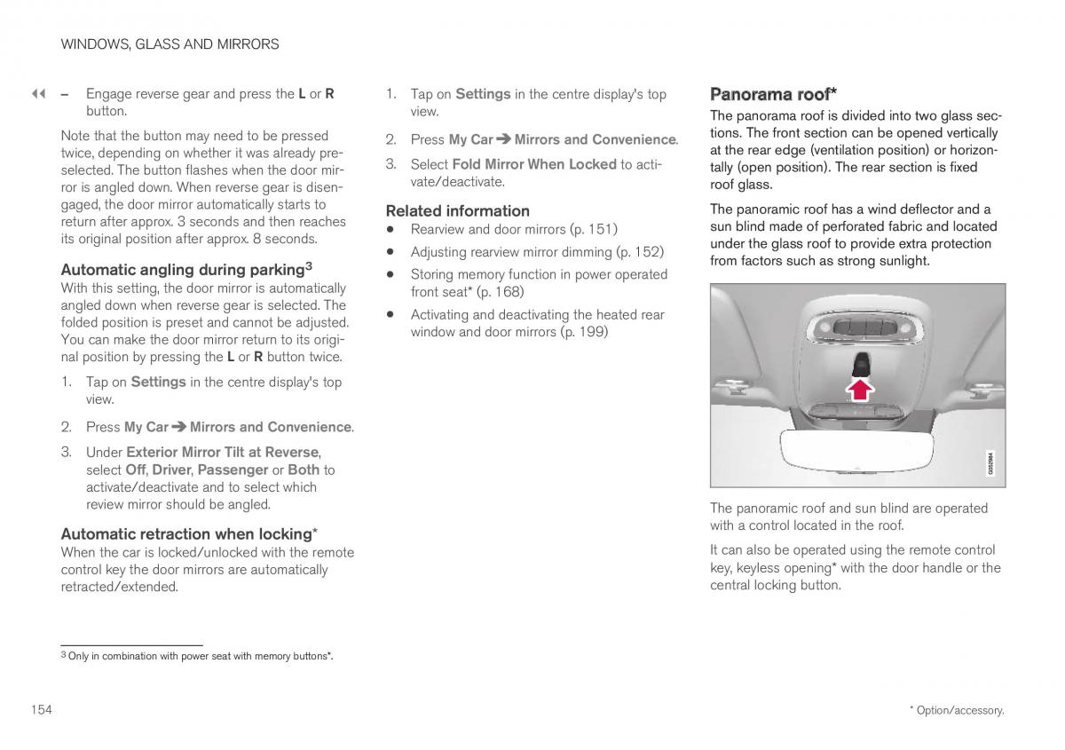 Volvo XC40 owners manual / page 156