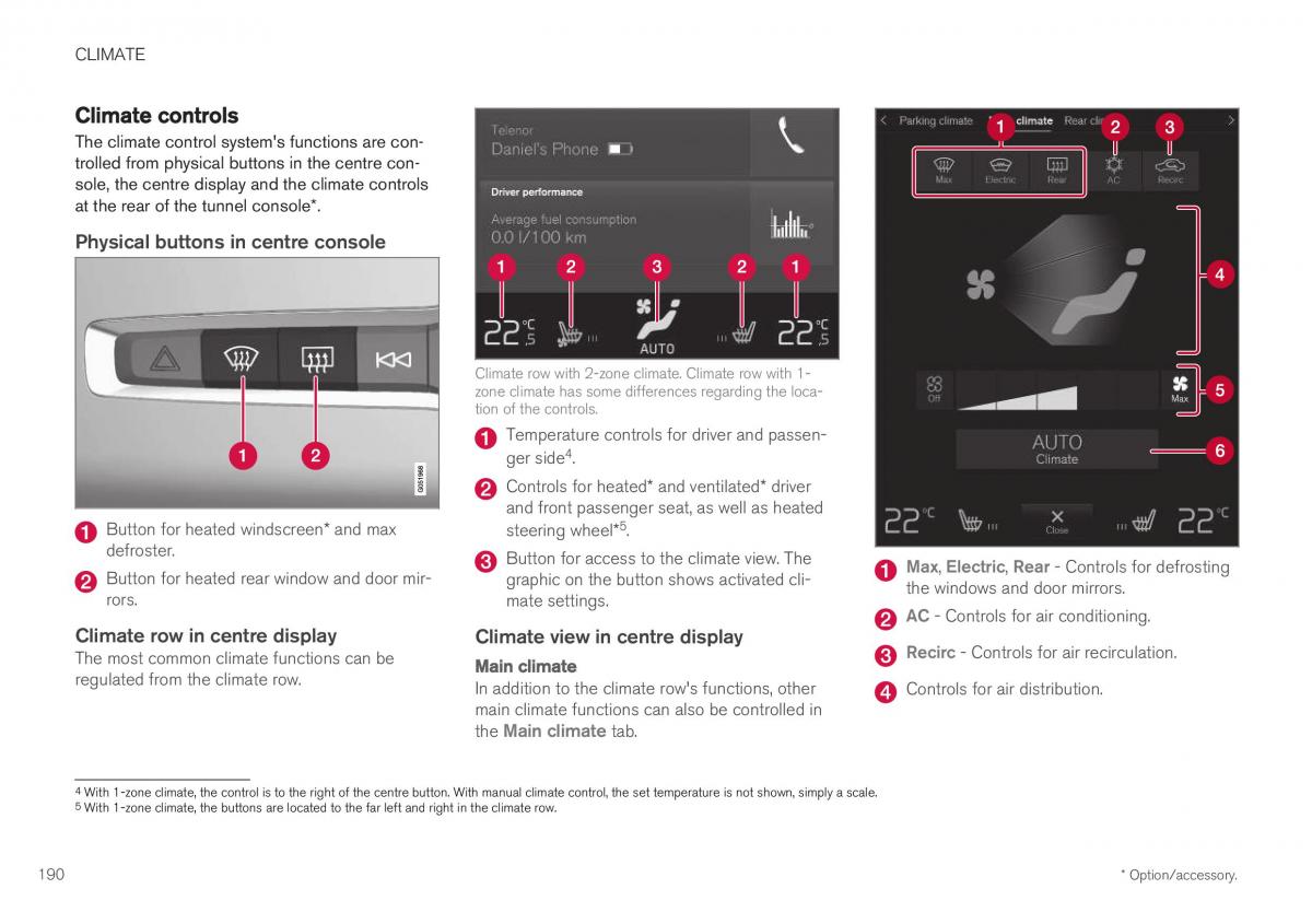 Volvo XC40 owners manual / page 192