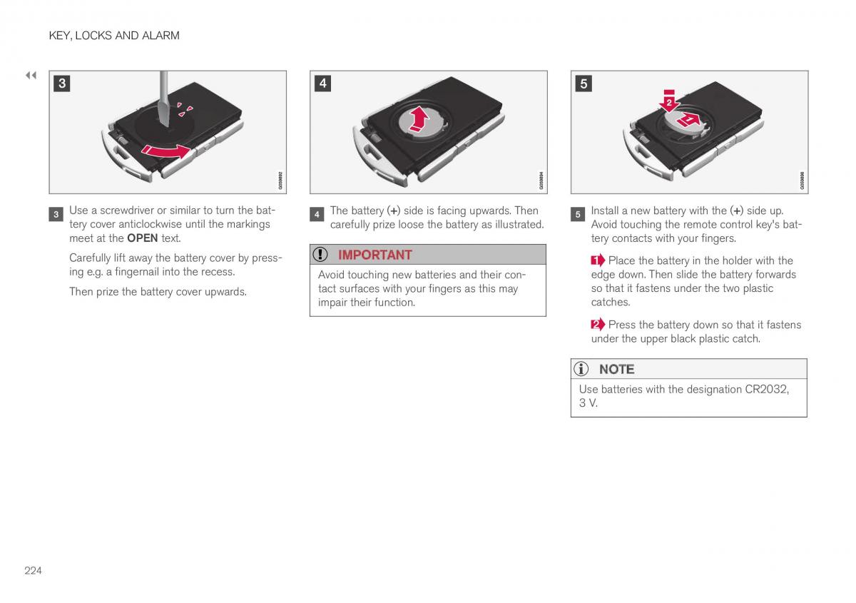 Volvo XC40 owners manual / page 226