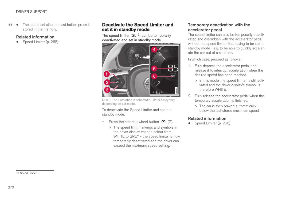 Volvo XC40 owners manual / page 272