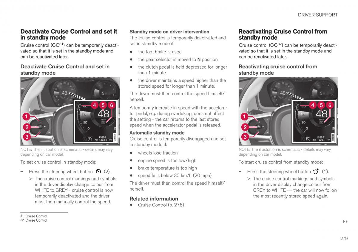 Volvo XC40 owners manual / page 281