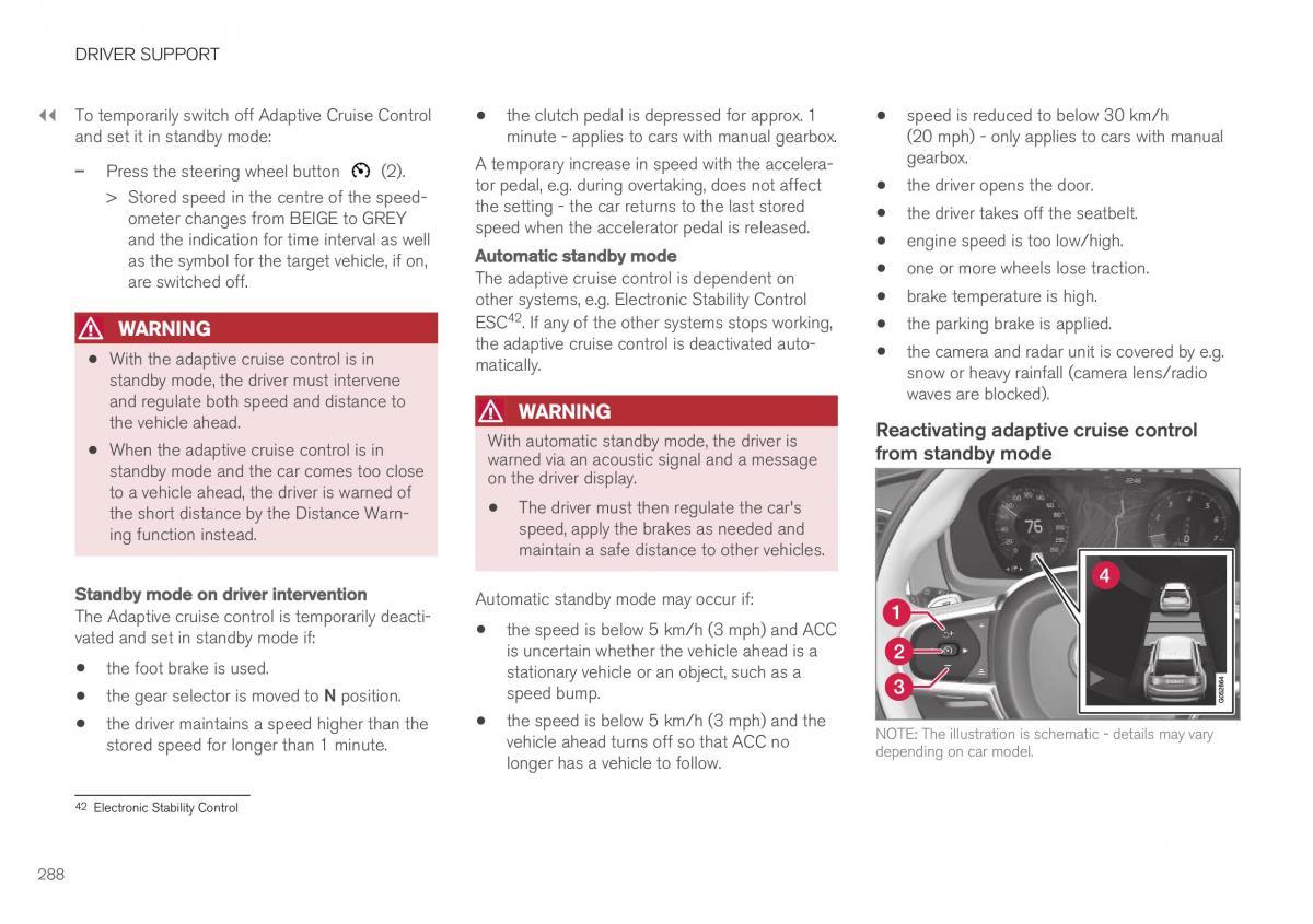 Volvo XC40 owners manual / page 290