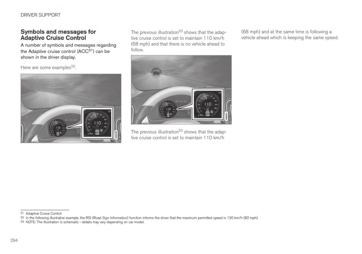 Volvo XC40 owners manual / page 296