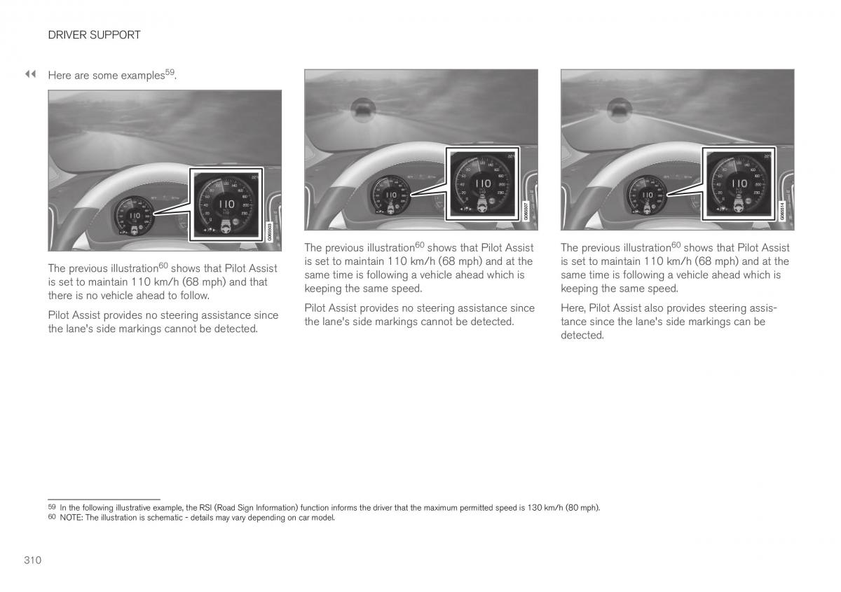 Volvo XC40 owners manual / page 312