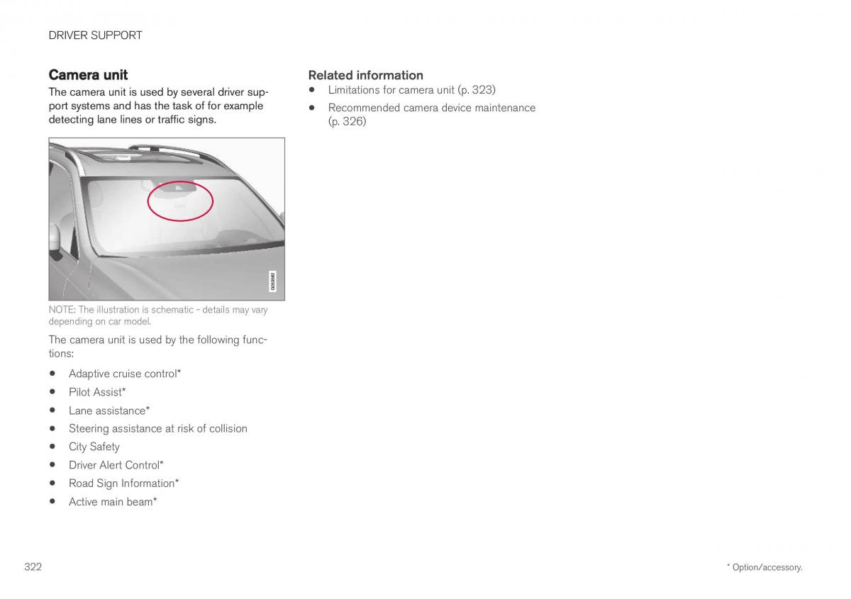 Volvo XC40 owners manual / page 324