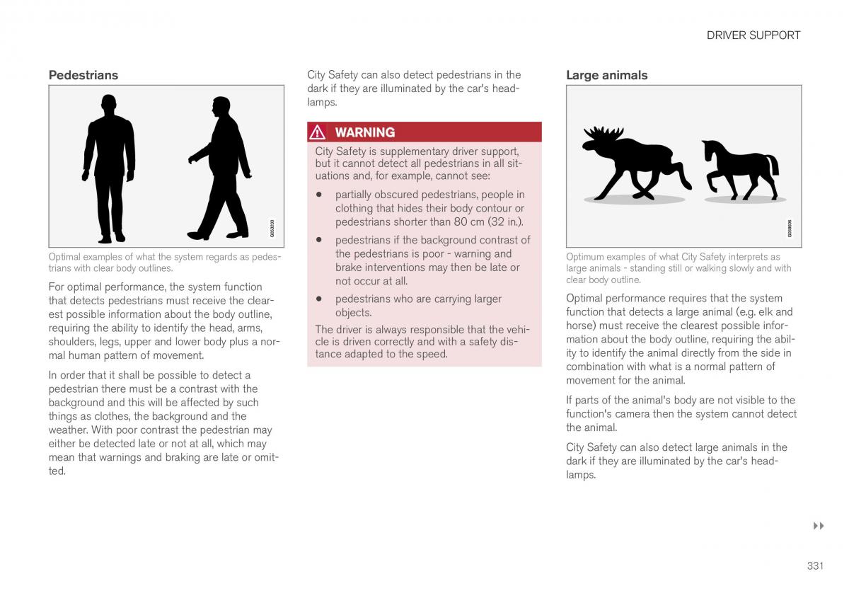 Volvo XC40 owners manual / page 333