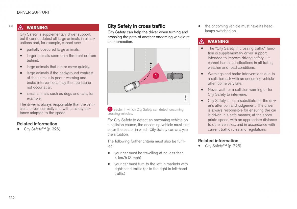 Volvo XC40 owners manual / page 334