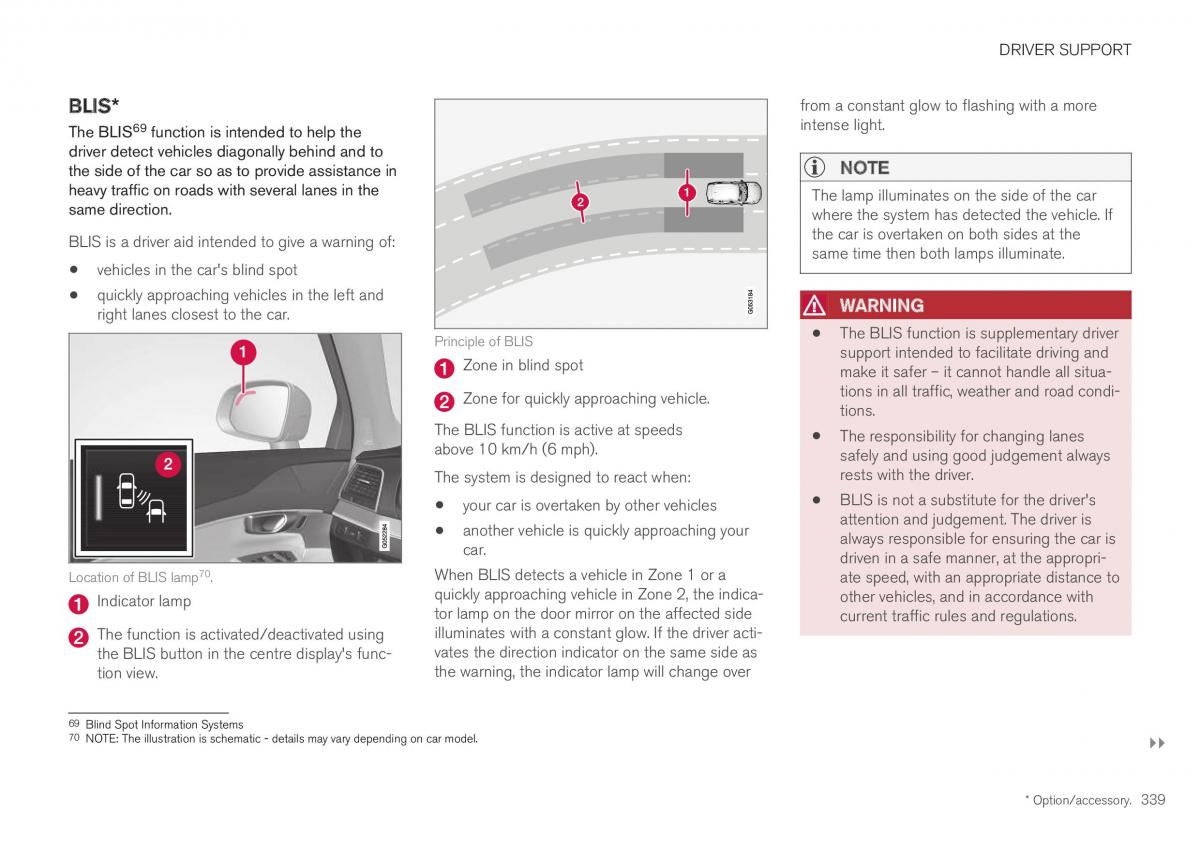 Volvo XC40 owners manual / page 341