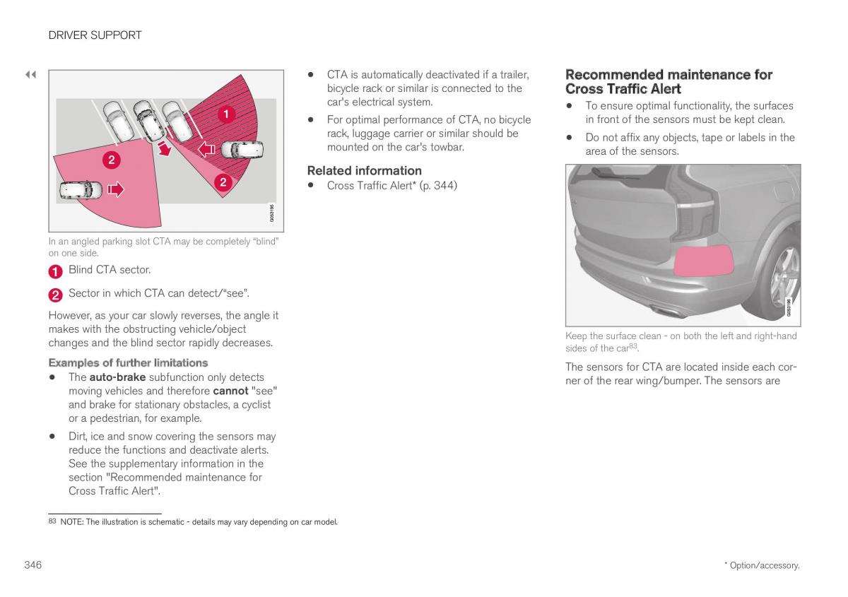 Volvo XC40 owners manual / page 348