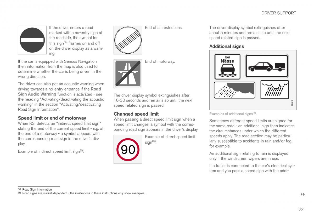 Volvo XC40 owners manual / page 353