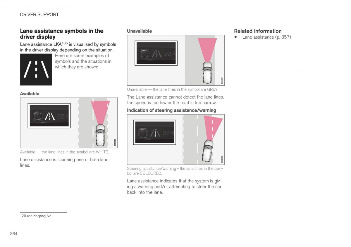 Volvo XC40 owners manual / page 366