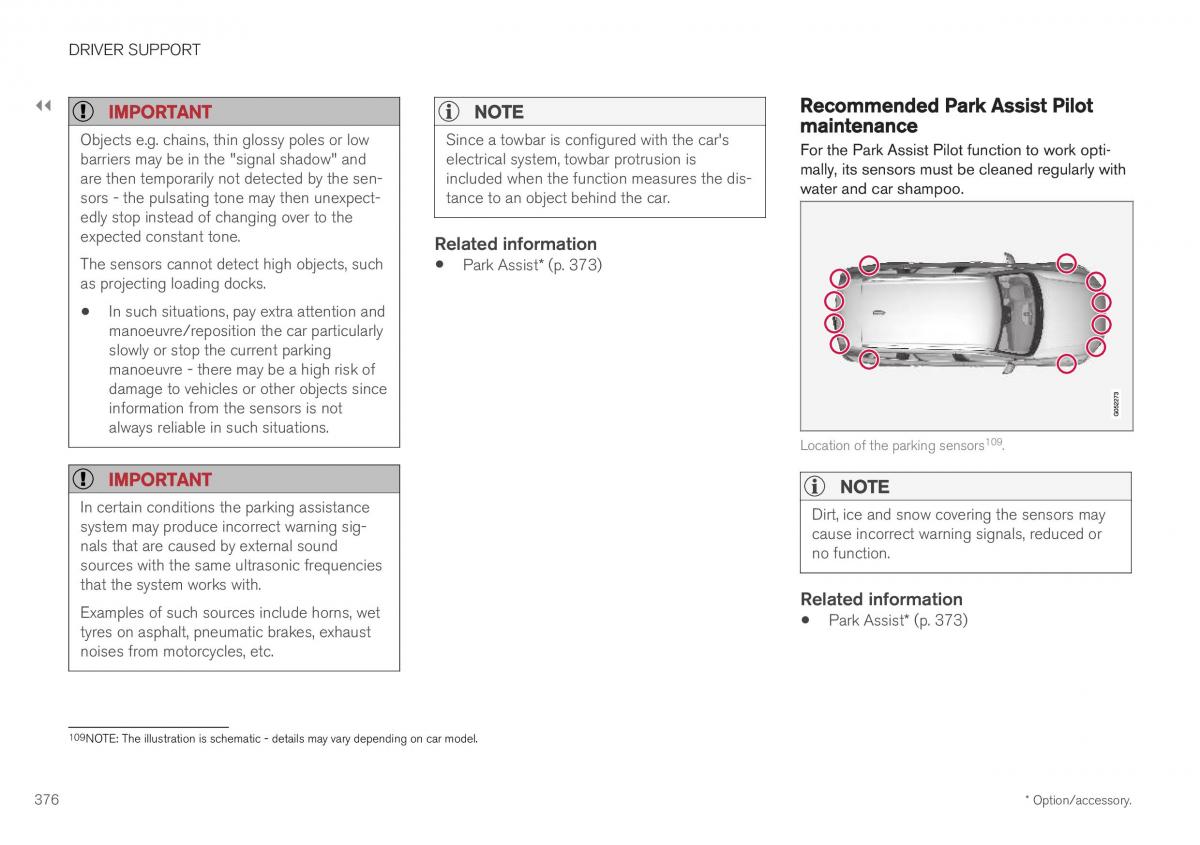 Volvo XC40 owners manual / page 378