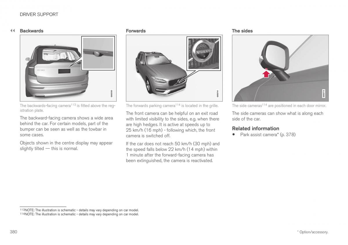 Volvo XC40 owners manual / page 382