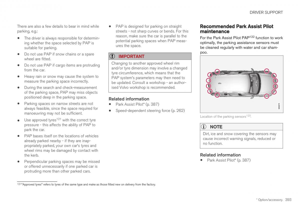 Volvo XC40 owners manual / page 395