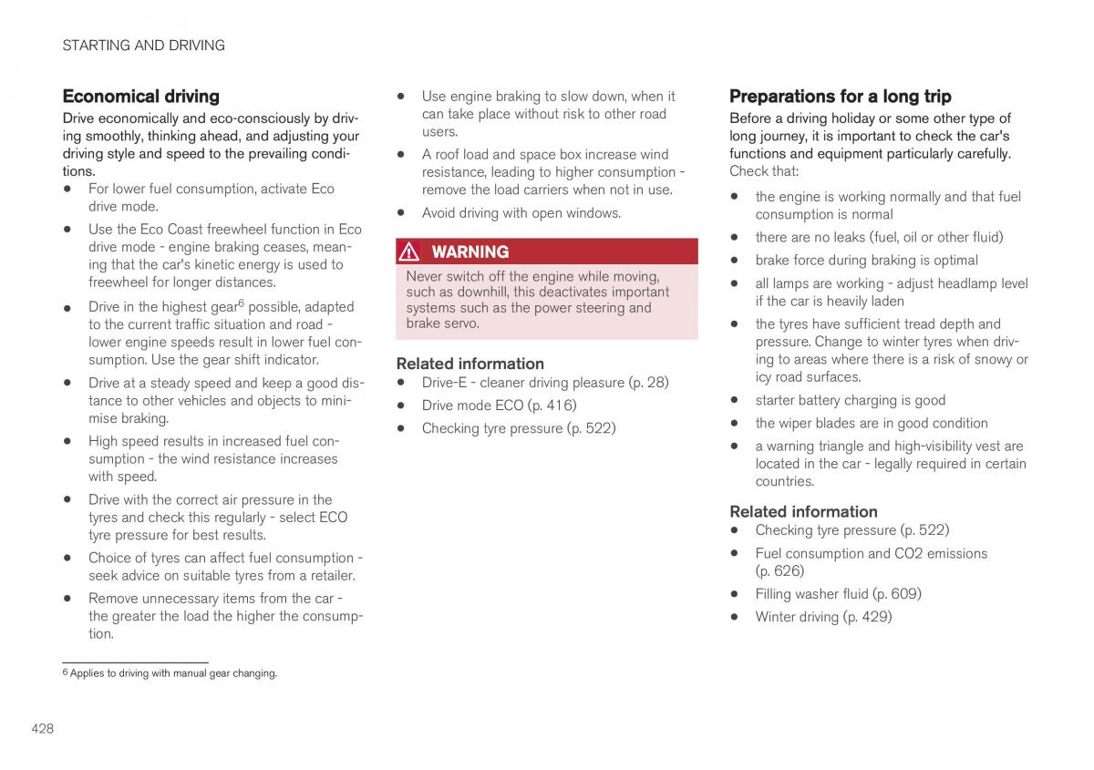 Volvo XC40 owners manual / page 430