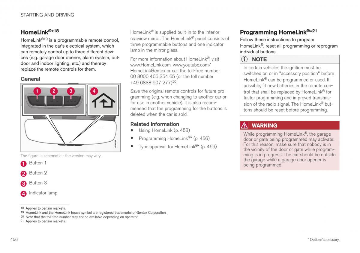 Volvo XC40 owners manual / page 458