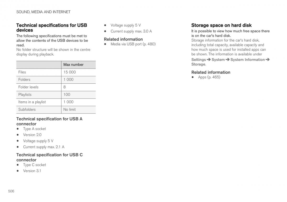 Volvo XC40 owners manual / page 508