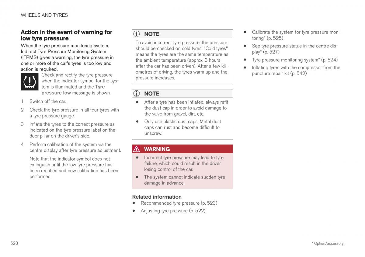 Volvo XC40 owners manual / page 530