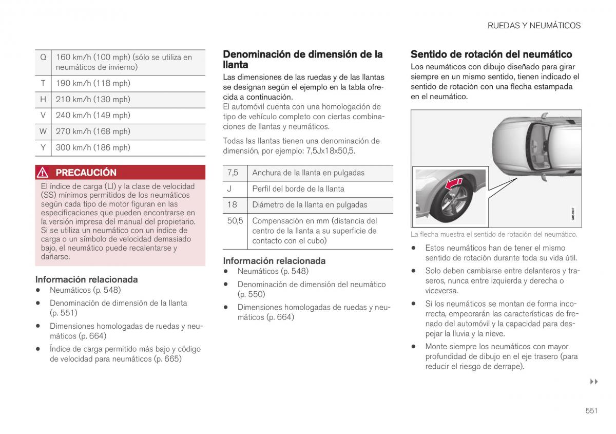 Volvo XC40 manual del propietario / page 553