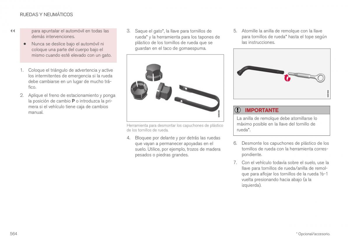 Volvo XC40 manual del propietario / page 566