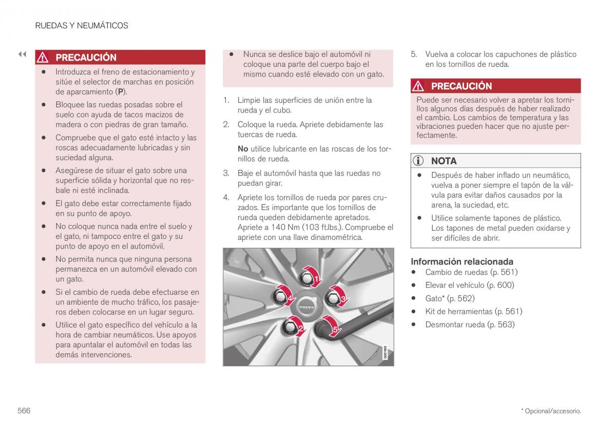 Volvo XC40 manual del propietario / page 568