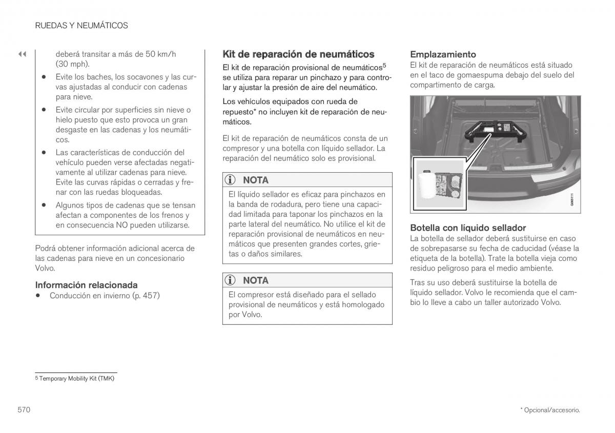 Volvo XC40 manual del propietario / page 572