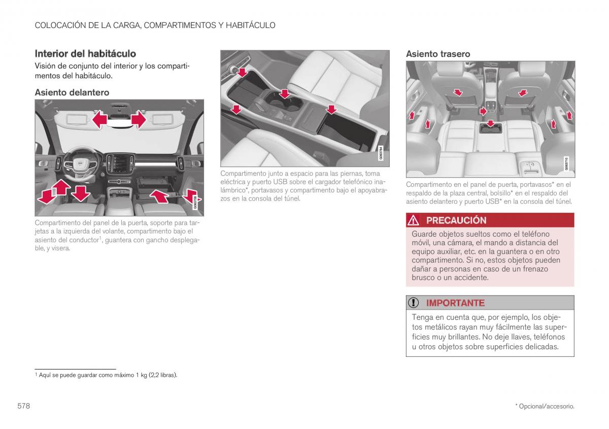 Volvo XC40 manual del propietario / page 580