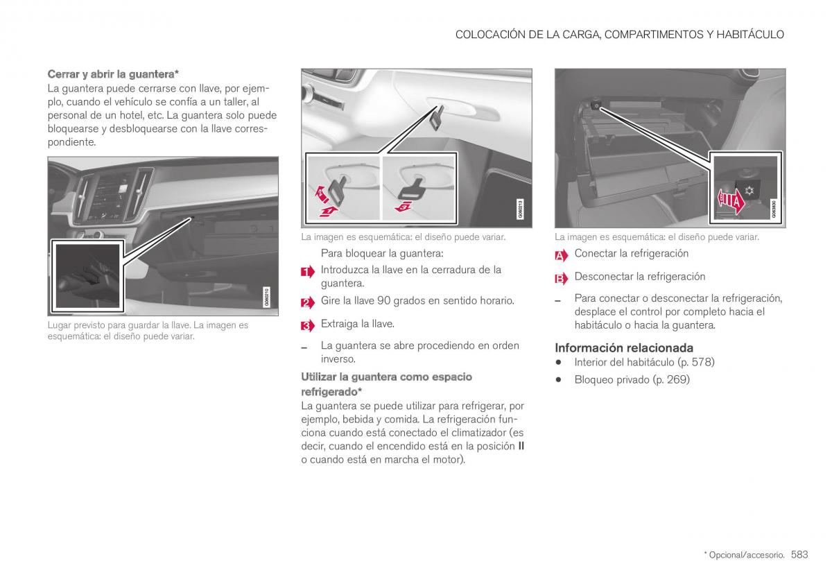 Volvo XC40 manual del propietario / page 585