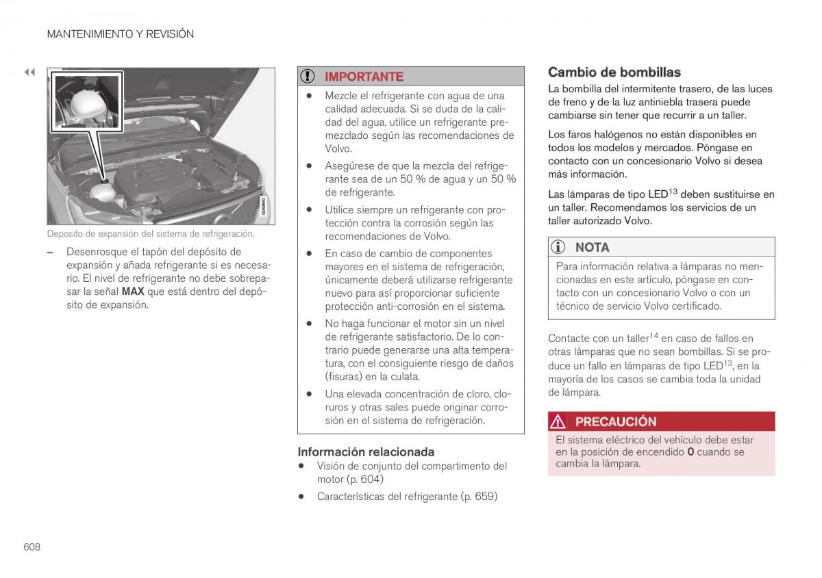 Volvo XC40 manual del propietario / page 610