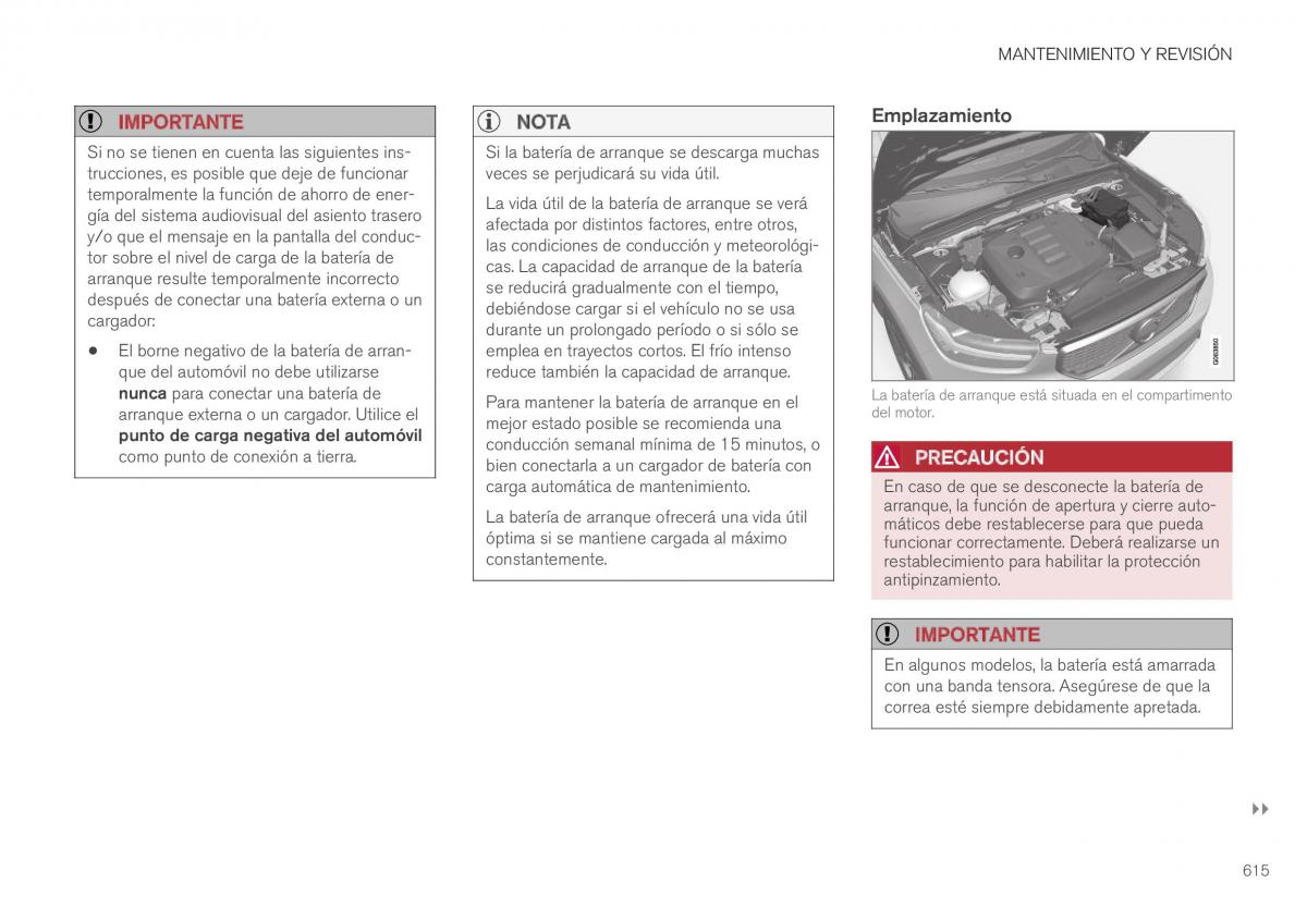 Volvo XC40 manual del propietario / page 617