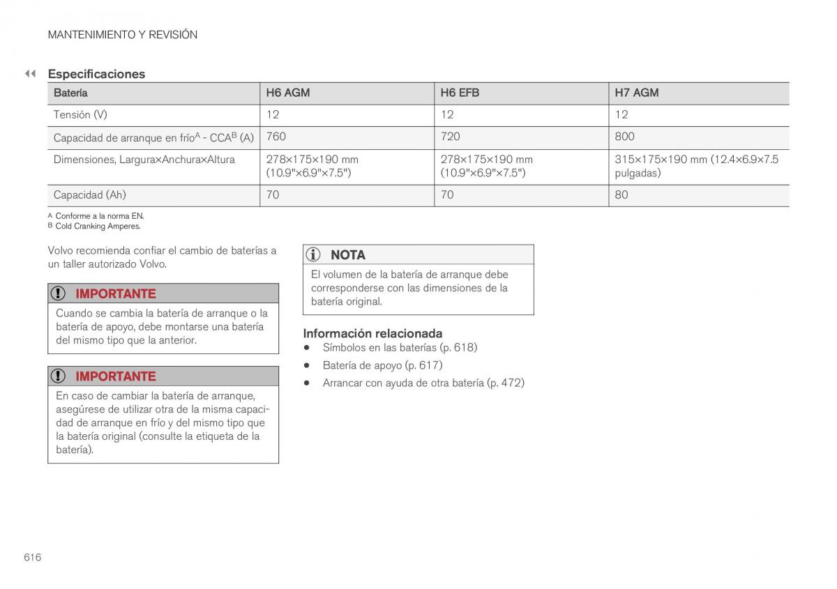 Volvo XC40 manual del propietario / page 618